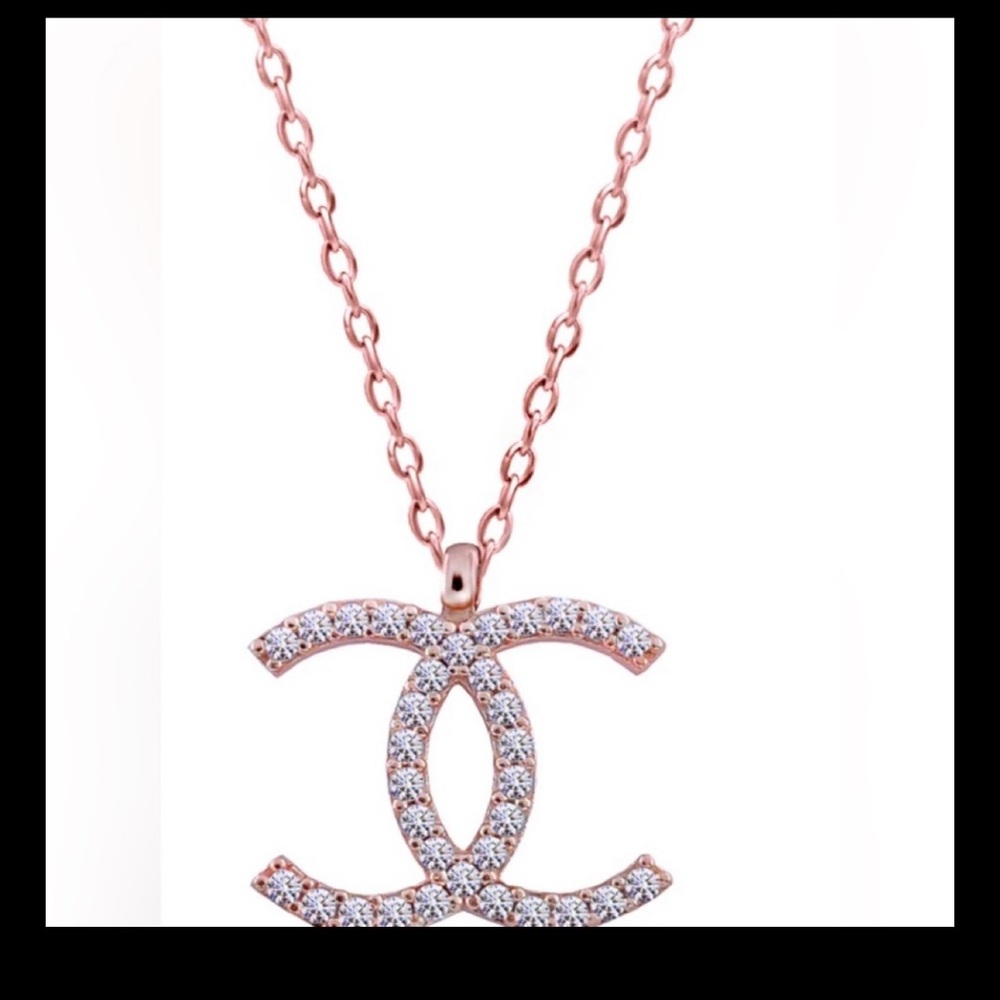 Brand new , rare  Rose Gold plated with crystals  Necklace,great for collectors - Picture 14 of 14